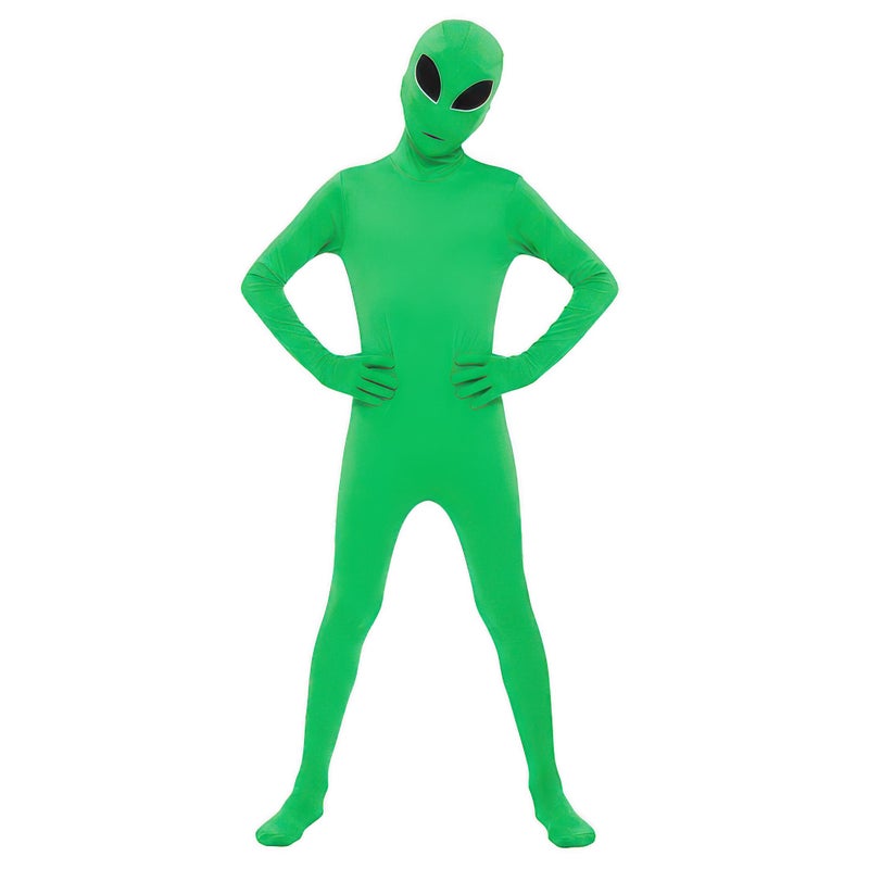 Morphsuits Alien Costume For Boys, Green Halloween Costume, Kids Alien Outfit, Large Size, Small